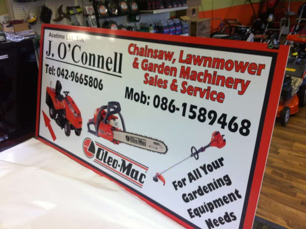 J. O'Connell Corriboard Sign
