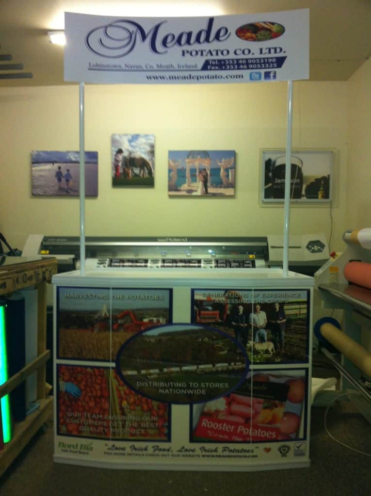 Meade Potato promotion counter