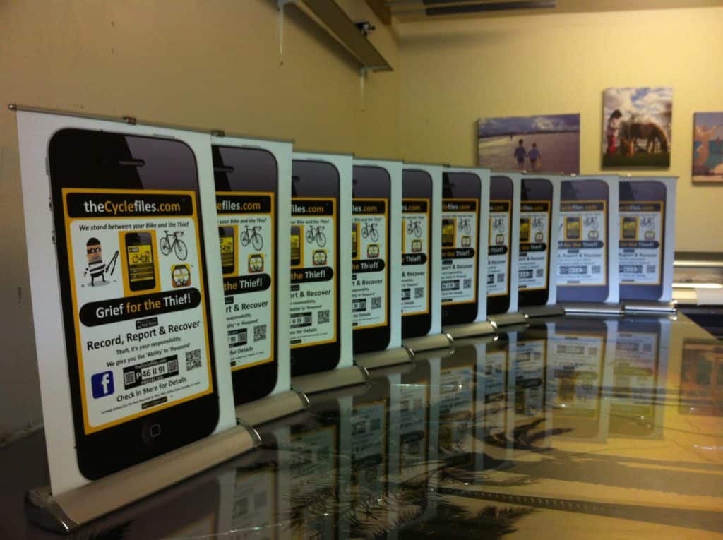 The Cyclefiles mini banners