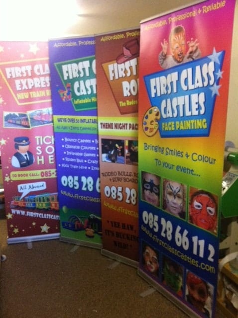 First Class Castles banners