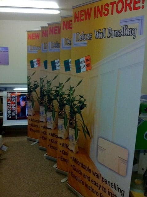 Wall Panelling roller banners