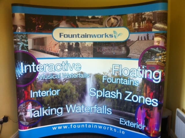Fountain works pop up