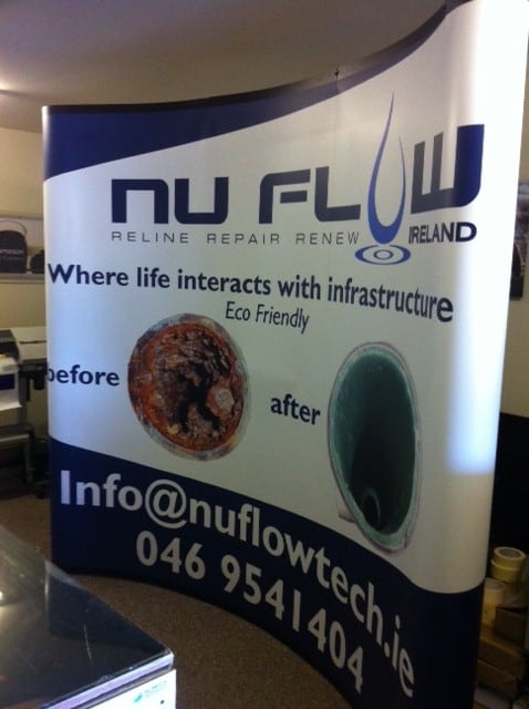 Nu Flow pop up stand
