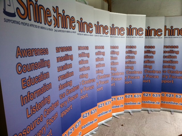 shine roller banners