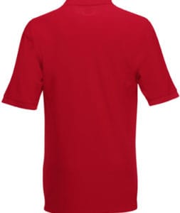 Red polo back