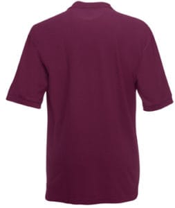 Burgundy polo back